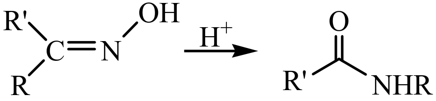 貝克曼重排反應（Beckmann rearrangement）