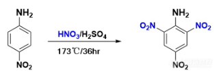 Scheme1: 對(duì)硝基苯胺一步硝化法制苦味胺